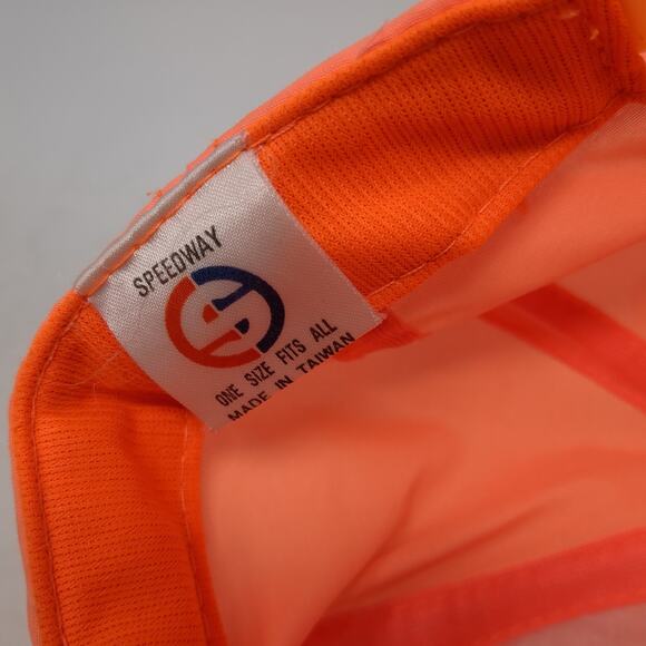 CH2M Hill Snapback 5 Panel Cap Orange One Size Adjustable Rope Speedway - Picture 10 of 10